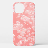 Beautiful bokeh air bubble abstract light pink pas