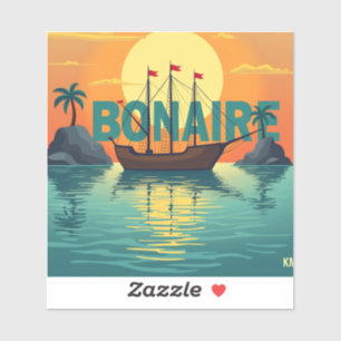 Beautiful bonaire sunset