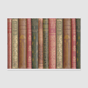 Beautiful Book Spines (Bee) Decoupage Tissue Paper