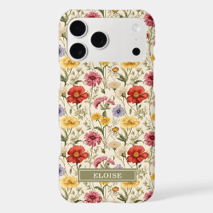 Beautiful Botanical Watercolor Wildflower Name