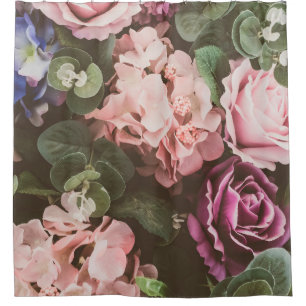 Beautiful bouquet flower for background - Vintage Shower Curtain