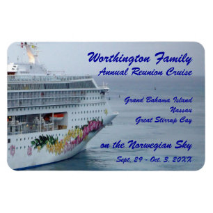 Beautiful Bow Custom Cruise Magnet