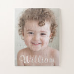 Beautiful Boy Toddler Baby Photo Large Piece Jigsaw Puzzle<br><div class="desc">Beautiful Boy Toddler Baby Photo Large Piece Jigsaw Puzzle</div>
