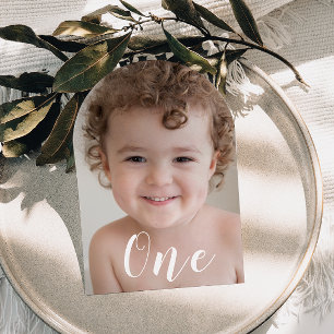 Beautiful Boys 1st Birthday Party Photo Arch Invitation