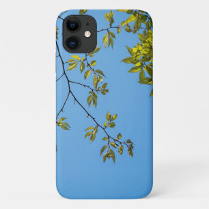 beautiful branch with green and yellow leaves hug Case-Mate iPhone case
