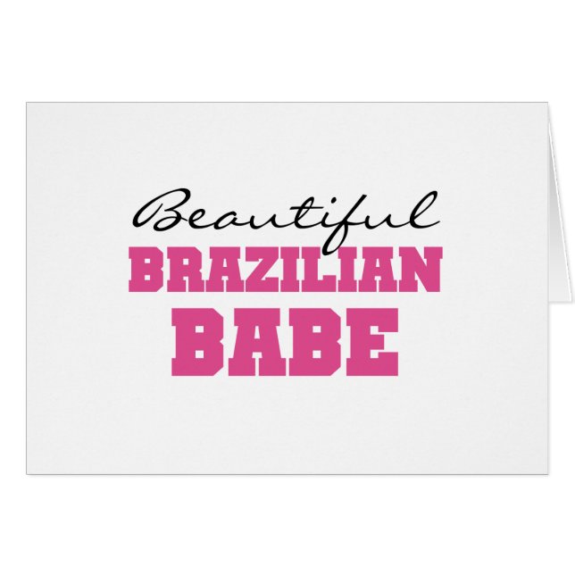 Beautiful Brazilian Babe (Front Horizontal)