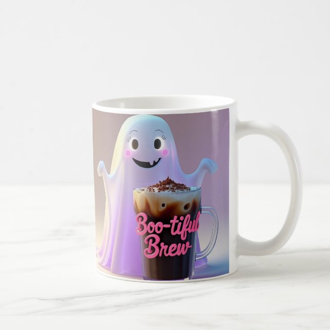 Beautiful Brew Ghost Coffee Mug (Right)