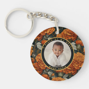 Beautiful Bridal Shower Gifts Floral Carnation Key Ring