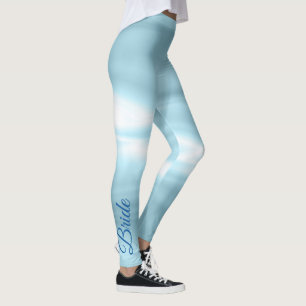 Beautiful Bride Blue Leggings