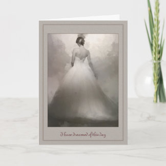 Beautiful Bride to Customise Card