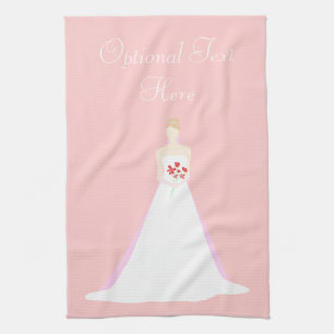 Beautiful Bride Wedding Tea Towel