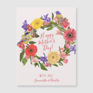 Beautiful Bright Floral Happy Mother's Day Cards