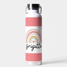 Beautiful Brigitte with Rainbow  Water Bottle.