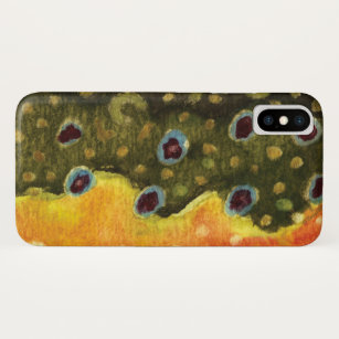 Beautiful Brook Trout Skin, Fly Fishing Angling Case-Mate iPhone Case