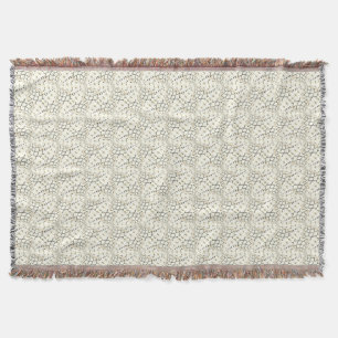 Beautiful Brown Abstract Pattern Throw Blanket