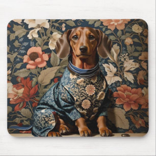 Beautiful Brown Dachshund   Dachshund Portrait Mouse Pad