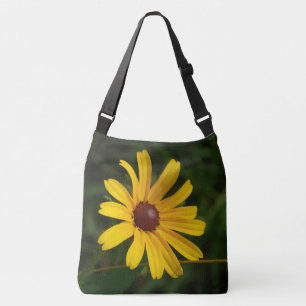 Beautiful Brown-eyed Susan Splashed Across a Crossbody Bag