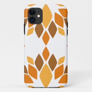 beautiful brown floral pattern Case-Mate iPhone case