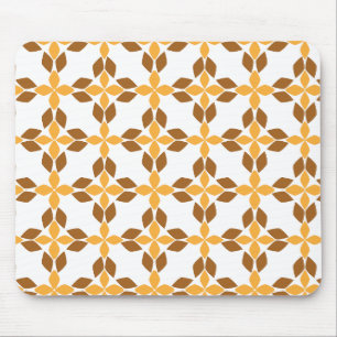 beautiful brown flower petal mouse pad