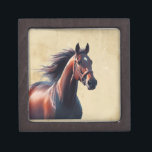 Beautiful Brown Horse Custom Name  Gift Box<br><div class="desc">Custom Name  for those who love Beautiful Brown Horse</div>
