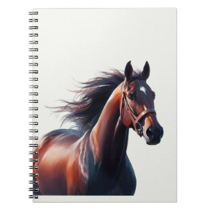 Beautiful Brown Horse Horse Lover Notebook