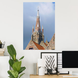Beautiful Brugge, Belgium travel Poster