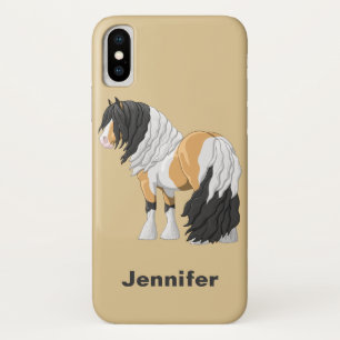 Beautiful Buckskin Pinto Gypsy Vanner Draught Hors Case-Mate iPhone Case