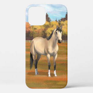 Beautiful Buckskin Quarter Horse iPhone 12 Case