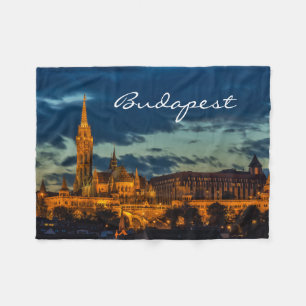 Beautiful Budapest Fleece Blanket