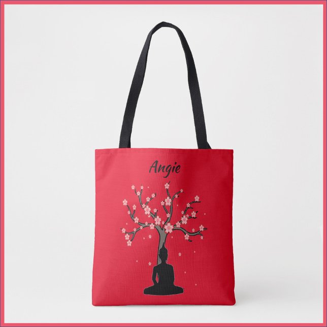 Beautiful Buddha Meditation Tote Bag (Creator Uploaded)