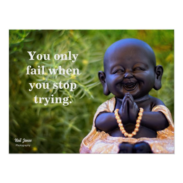 Beautiful Budha Inspirational poster (Front)