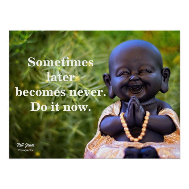 Beautiful Budha Inspirational poster (Front)