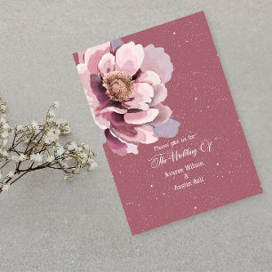 Beautiful Burgundy Peonies On  Burgundy 