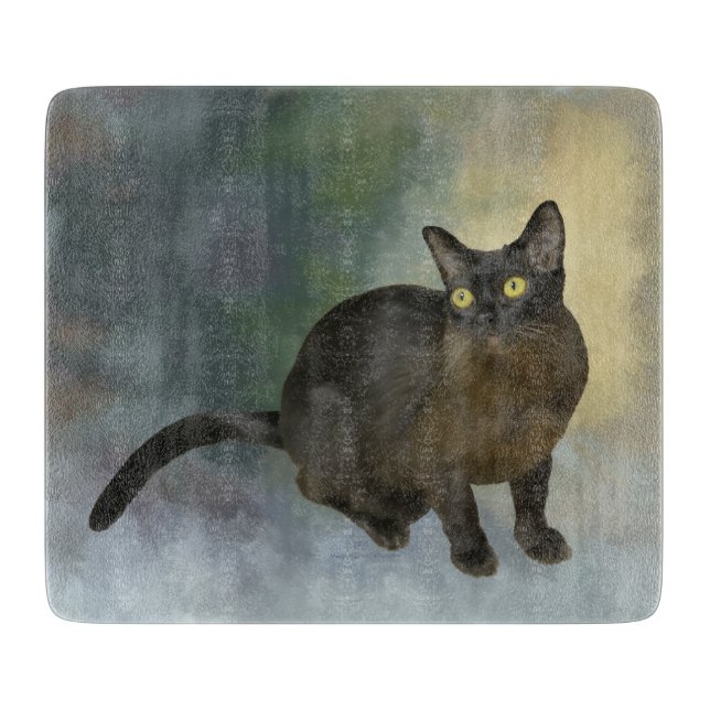 Beautiful Burmese Cutting Board (Front)