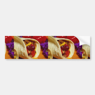 Beautiful Burrito recipe for food lovers Bumper Sticker
