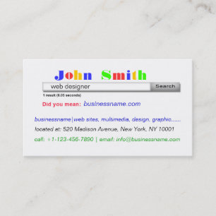 beautiful business card