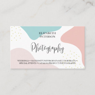 Beautiful business card for photographer