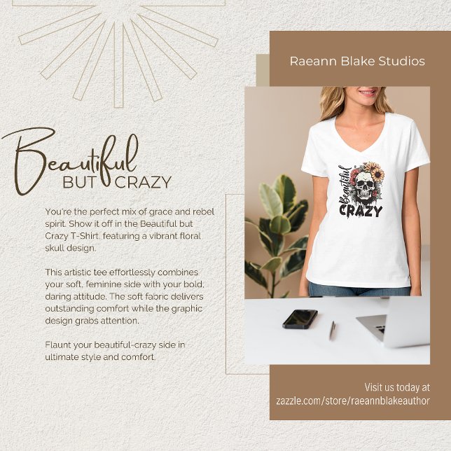 Beautiful but Crazy T-Shirt (Creator Uploaded)