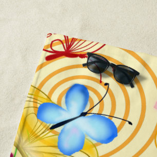 Beautiful Butterflies Flying - Spring Joy Beach Towel