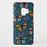 Beautiful Butterflies Watercolor  Pattern Blue Case-Mate Samsung Galaxy S9 Case<br><div class="desc">Check out this awesome phone case with a fun and colourful beautiful butterfly pattern. Customise with your text. Check out my shop for more designs and colours too!</div>