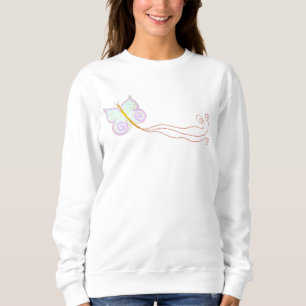 Beautiful Butterfly Abstract Wearable Art Sweatshirt