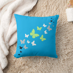 Beautiful Butterfly Agender Pride Cushion