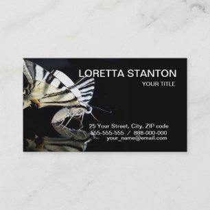 Beautiful butterfly business card