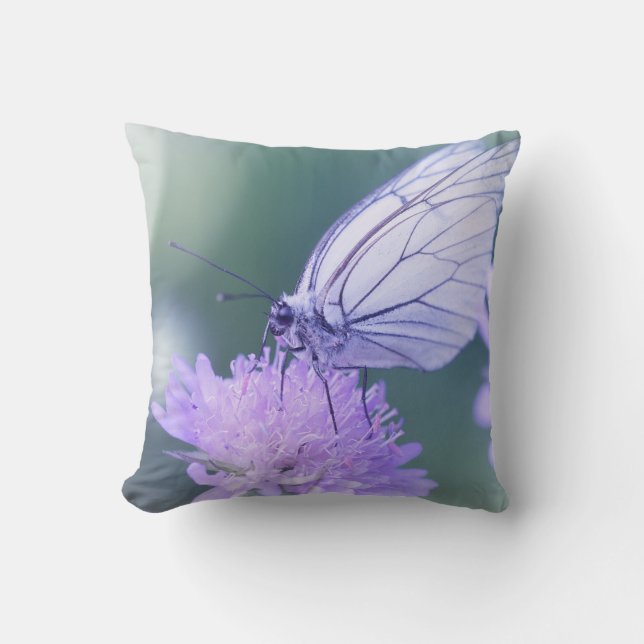 Beautiful Butterfly Decorative Pillow (Front)