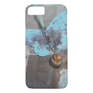 Beautiful Butterfly Mixed Media Art Case-Mate iPhone Case