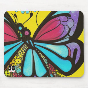 Beautiful Butterfly Mouse Pad