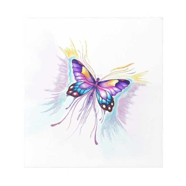 Beautiful Butterfly Notepad (Front)