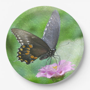 Beautiful Butterfly Paper Plate