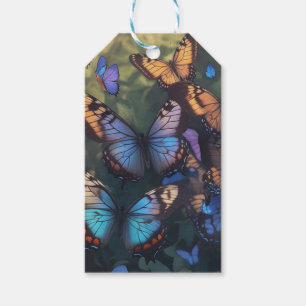 Beautiful Butterfly pattern Gift Tags