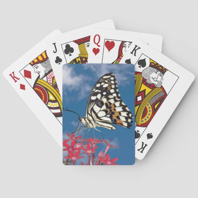 Beautiful Butterfly Playing Cards (Back)